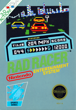 Rad Racer (Europe) box art
